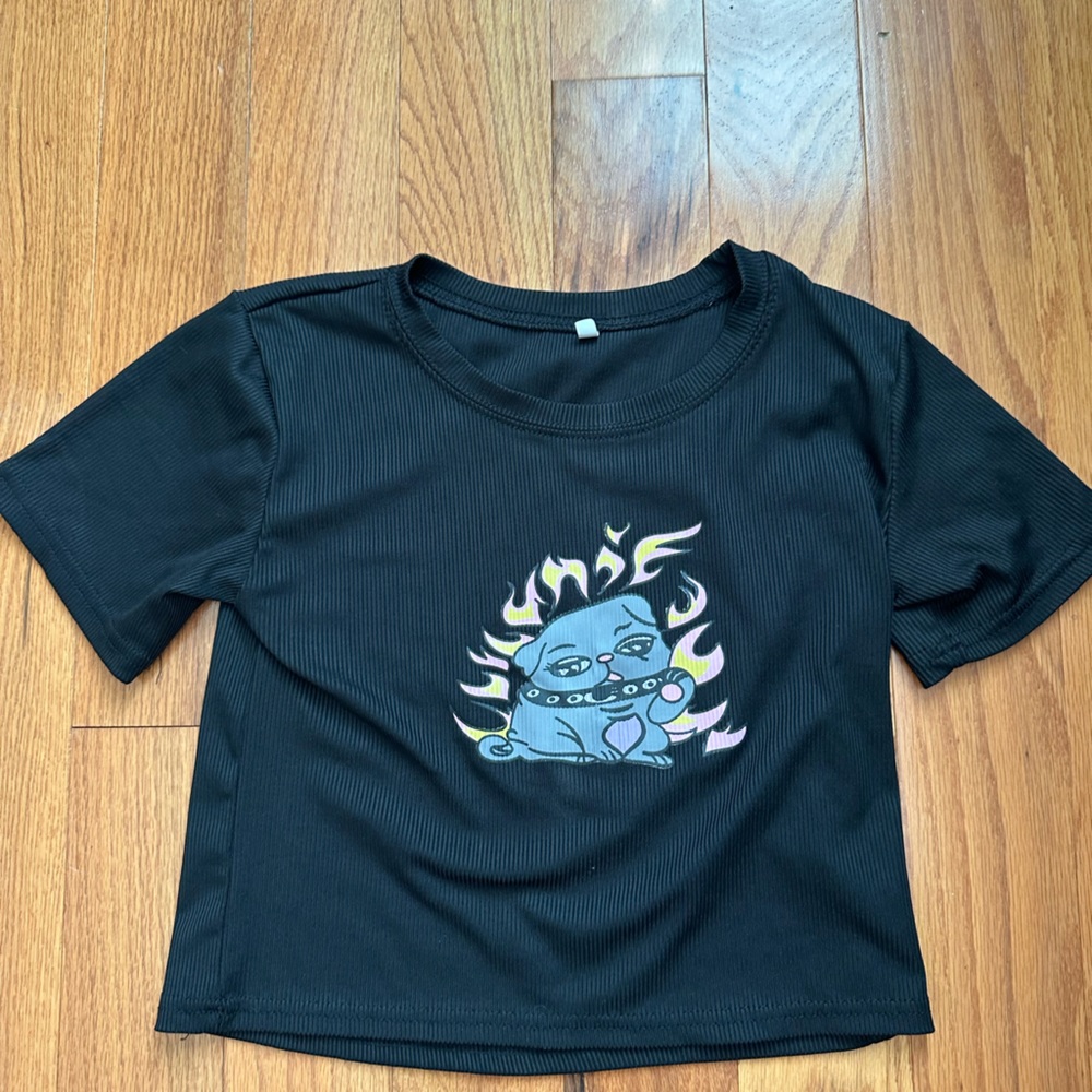 NEVER WORN thrifted crop top